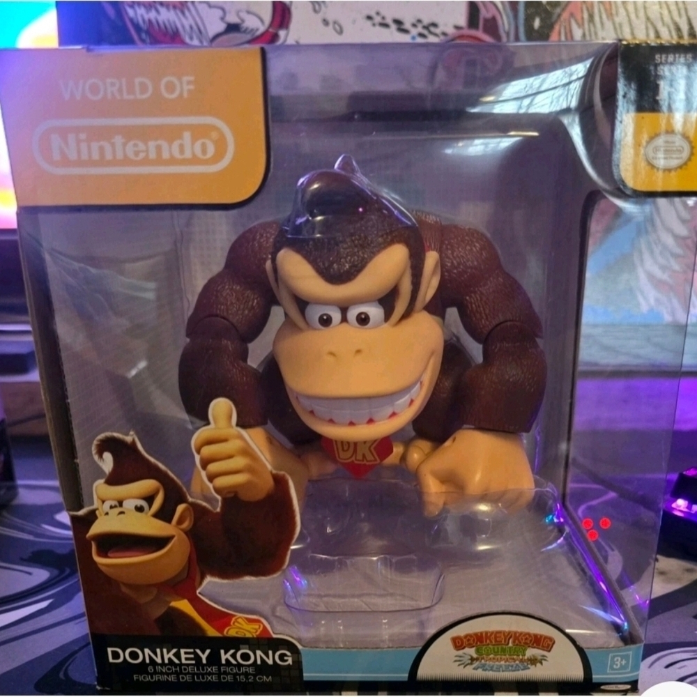 Nintendo Donkey Kong Action Figure World Of Nintendo Jakks